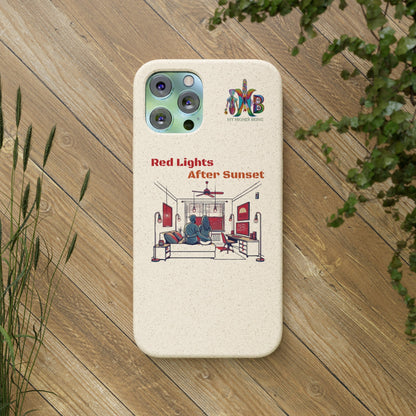 'Red Lights After Sunset'_Plastic Free Biodegradable Phone Case (MHB Edition) - My Higher Being