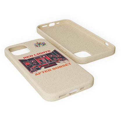 'Red Lights After Sunset'_Plastic Free Biodegradable Phone Case (MHB Edition) - My Higher Being