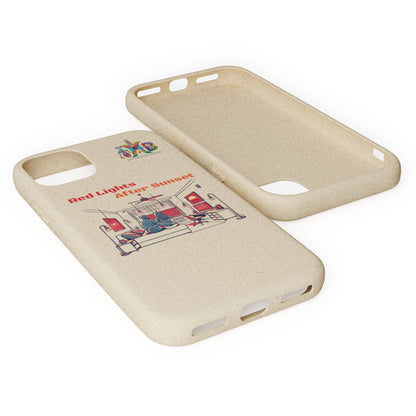 'Red Lights After Sunset'_Plastic Free Biodegradable Phone Case (MHB Edition) - My Higher Being