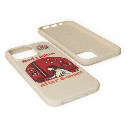 'Red Lights After Sunset'_Plastic Free Biodegradable Phone Case (MHB Edition) - My Higher Being