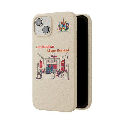 'Red Lights After Sunset'_Plastic Free Biodegradable Phone Case (MHB Edition) - My Higher Being