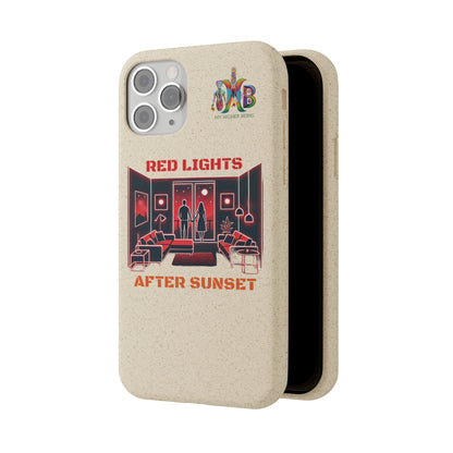 'Red Lights After Sunset'_Plastic Free Biodegradable Phone Case (MHB Edition) - My Higher Being