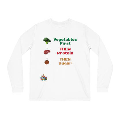 'Vegetables First'_100% Organic Cotton Long Sleeve Tee - My Higher Being