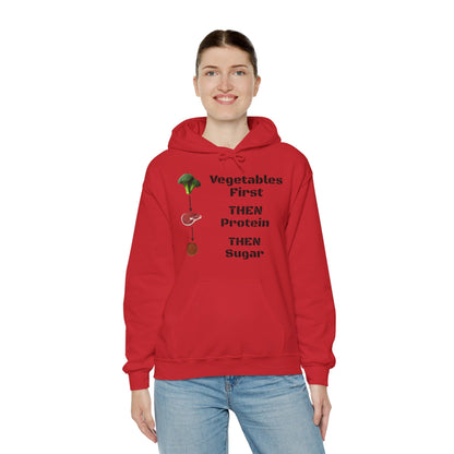 Vegetables First Hoodie - My Higher Being