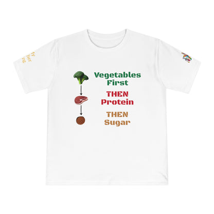 'Vegetables First' (MHB EDITION)_100% Organic Cotton T-Shirt - My Higher Being