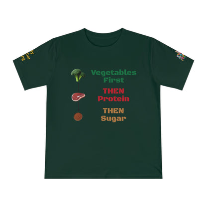 'Vegetables First' (MHB EDITION)_100% Organic Cotton T-Shirt - My Higher Being