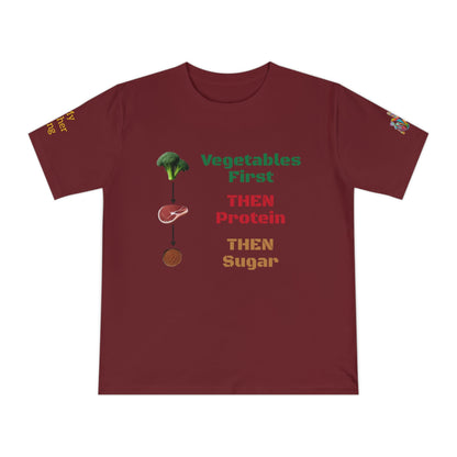 'Vegetables First' (MHB EDITION)_100% Organic Cotton T-Shirt - My Higher Being