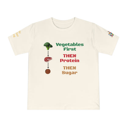 'Vegetables First' (MHB EDITION)_100% Organic Cotton T-Shirt - My Higher Being